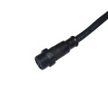 M16 2 pin waterproof connector male female extension cord IP68 outdoor LED connector power cable